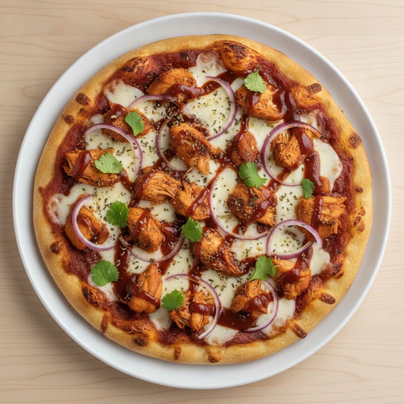 High-Protein BBQ Chicken Pizza