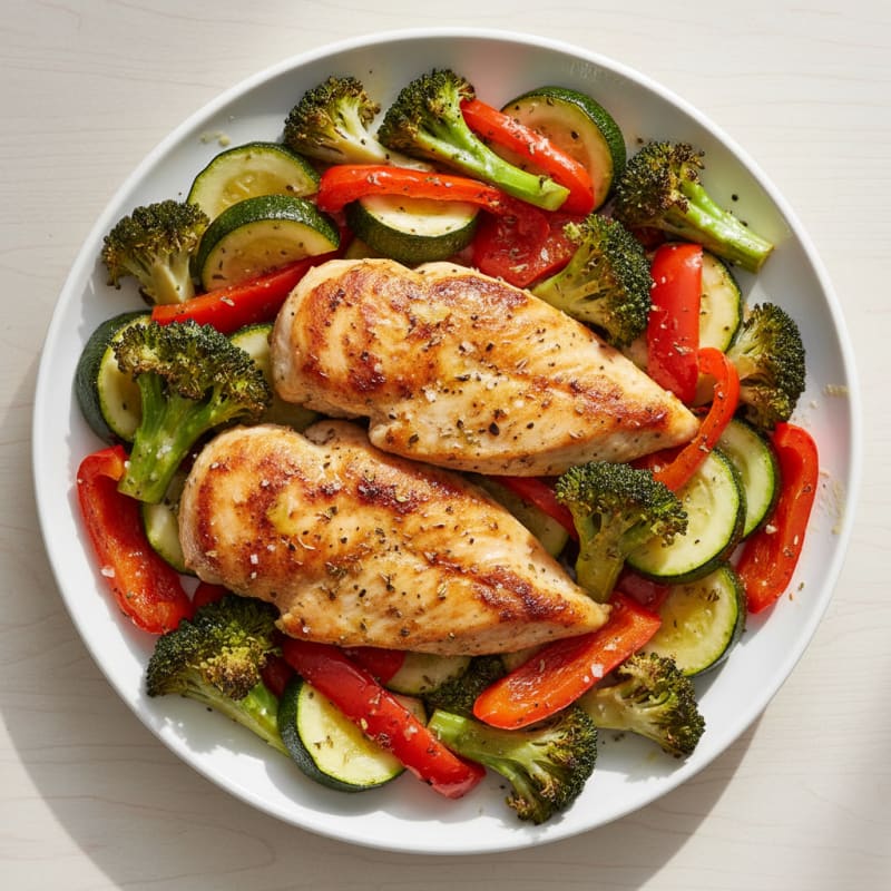 Sheet Pan Lemon Herb Chicken and Veggies