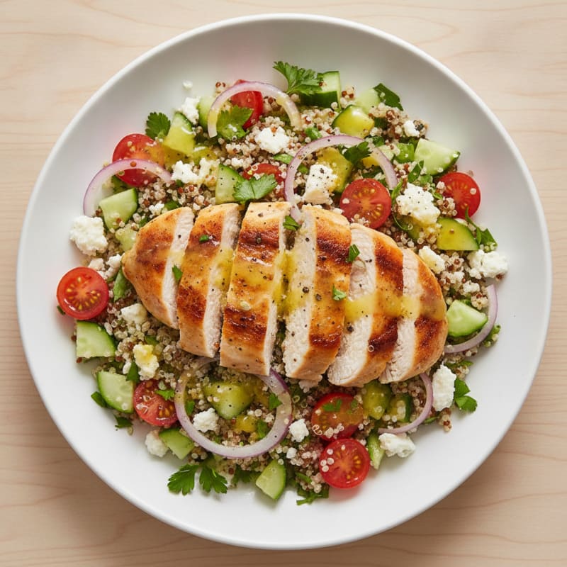 Lemon-Herb Chicken and Quinoa Salad