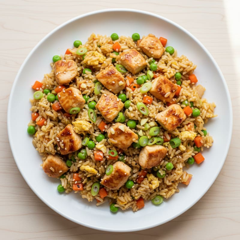 Savory Chicken and Vegetable Fried Rice