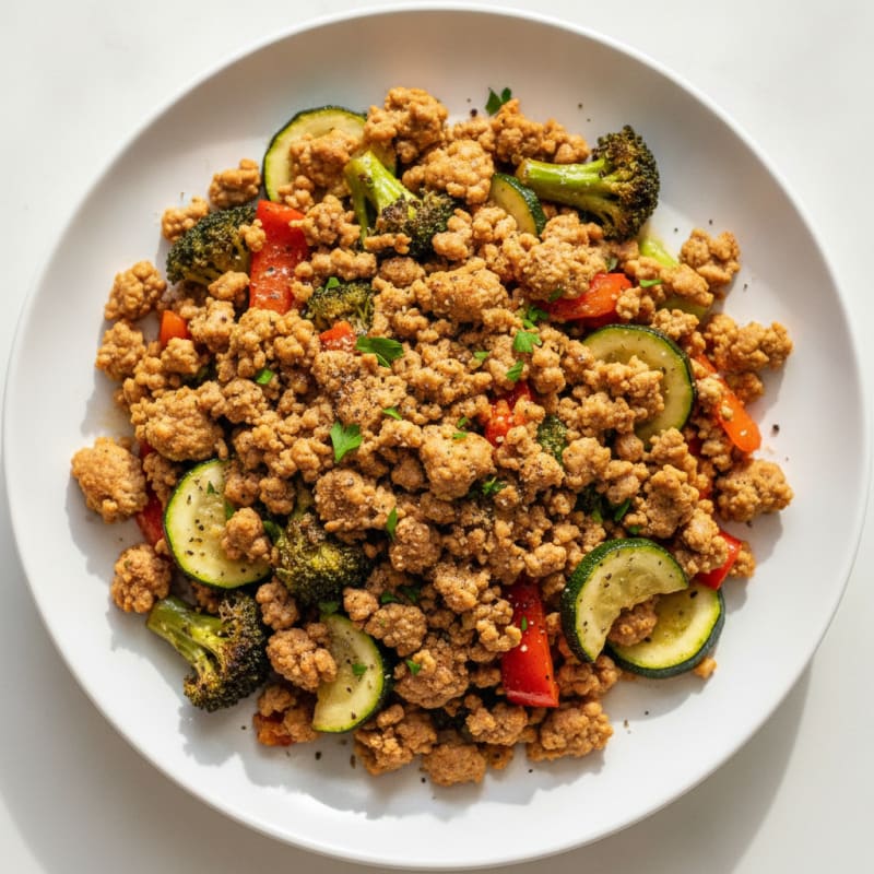 Turkey and Roasted Vegetable Medley