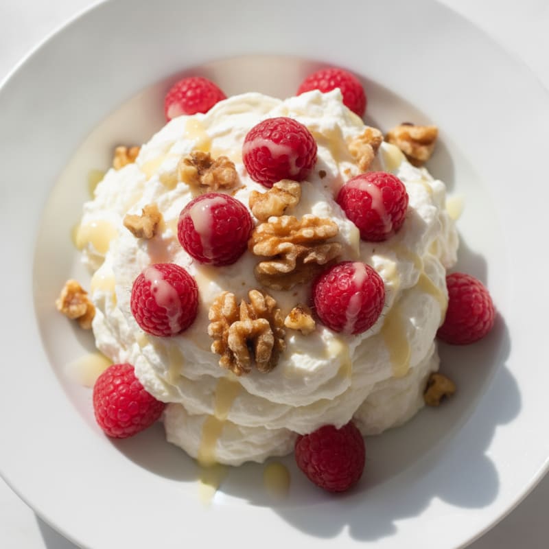 Silky Greek Yogurt Protein Mousse with Berries