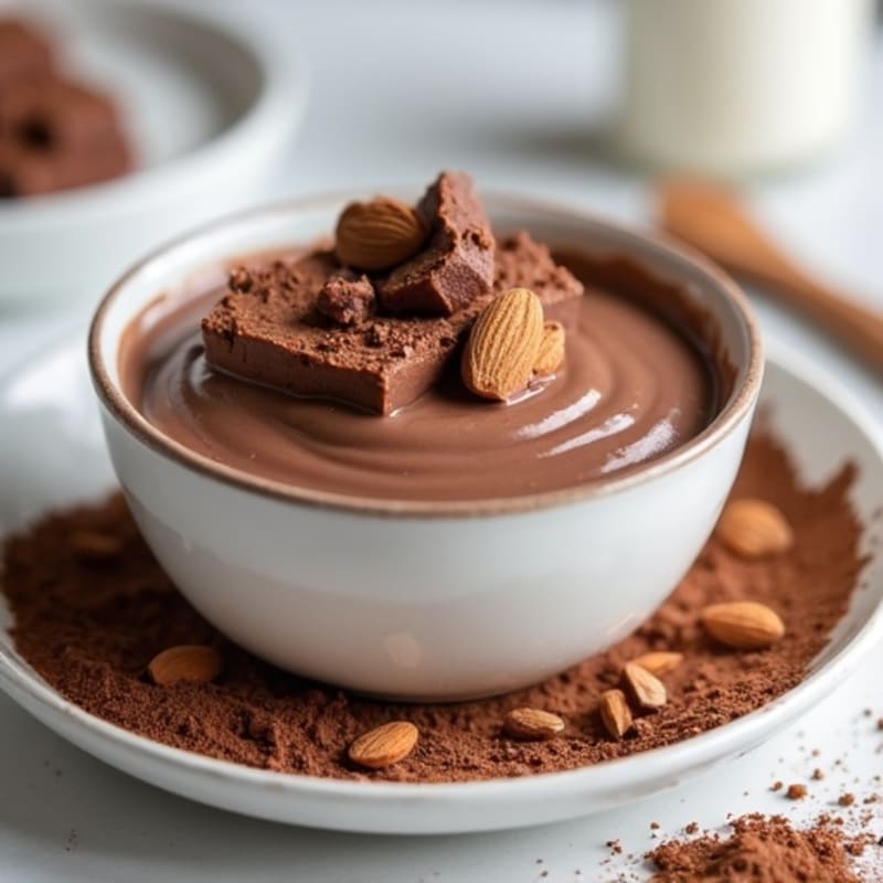 Silky Chocolate Protein Pudding with Greek Yogurt