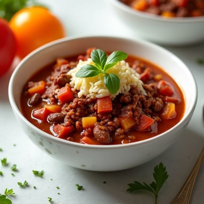 Hearty Lean Ground Beef Chili