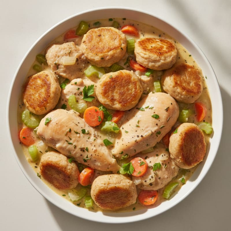 Homestyle Chicken and Herb Dumplings