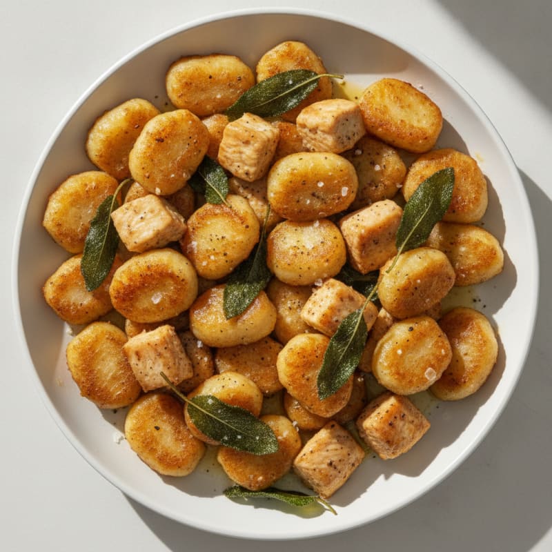 Ricotta Gnocchi with Sage Butter Sauce