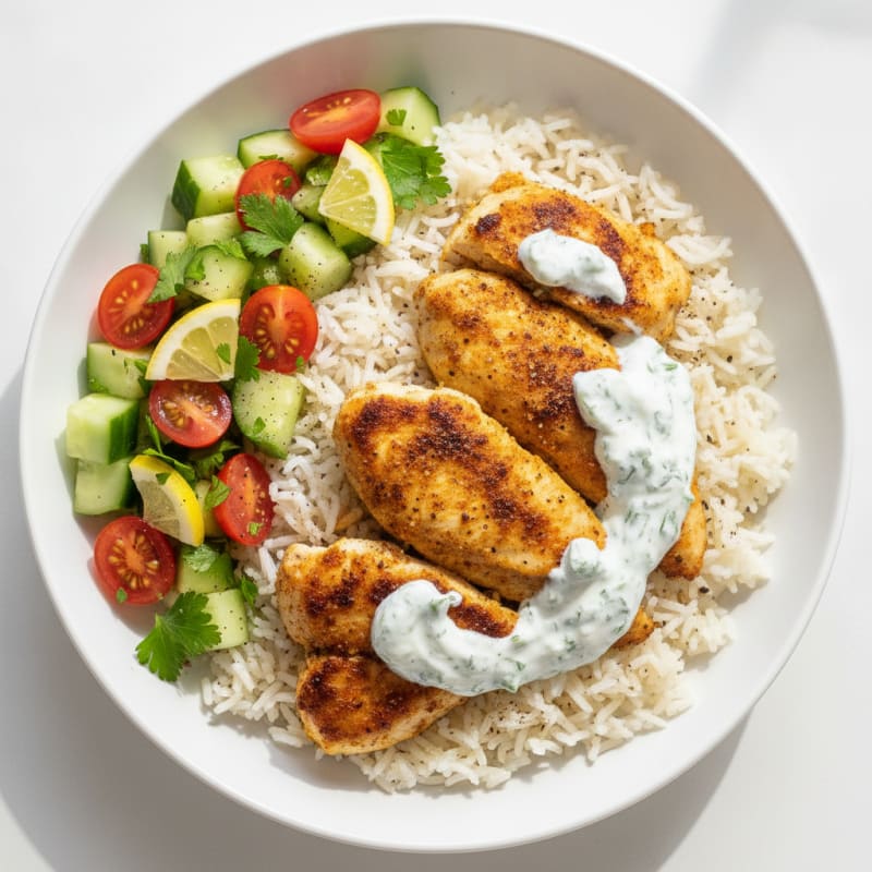 Chicken Shawarma Rice Bowl