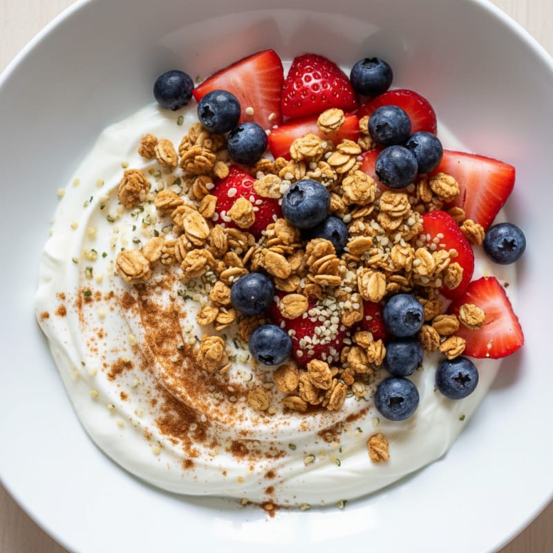 Berry Yogurt Bowl with Granola