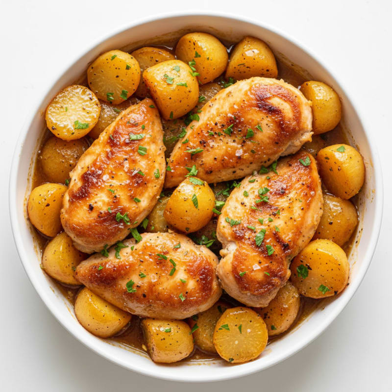 Roasted Turnips with Honey-Garlic Glaze