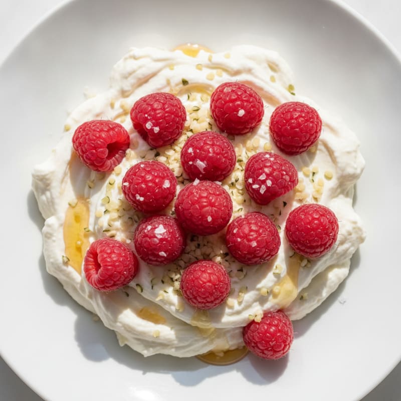 Silky Greek Yogurt Protein Mousse with Berries