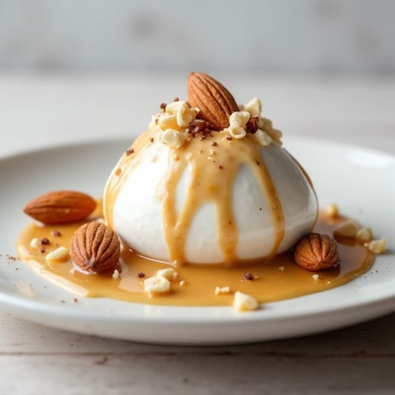 Creamy Greek Yogurt Protein Mousse with Almond Butter