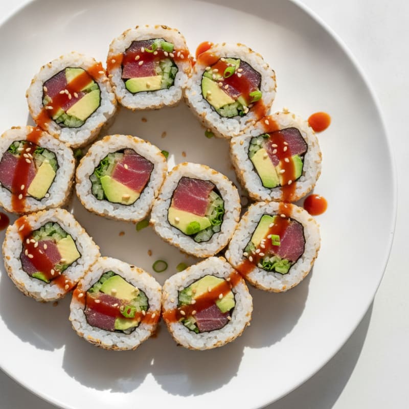 Spicy Tuna Sushi Rolls