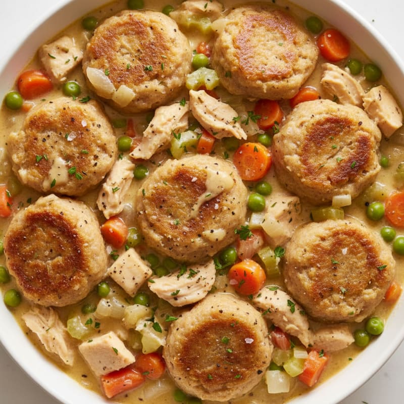 Creamy Herb Chicken and Dumplings