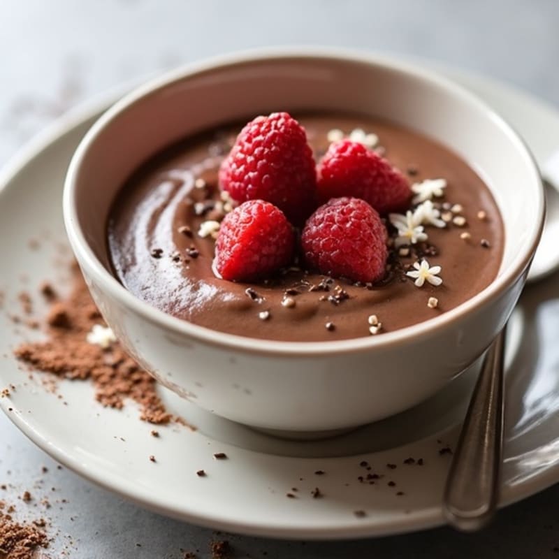 Silky Chocolate Protein Pudding with Greek Yogurt