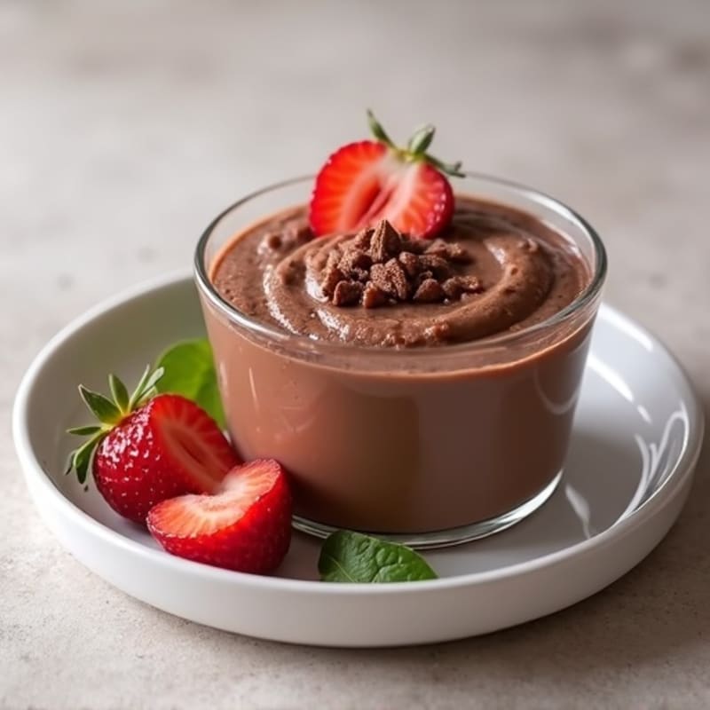 Silky Chocolate Protein Pudding