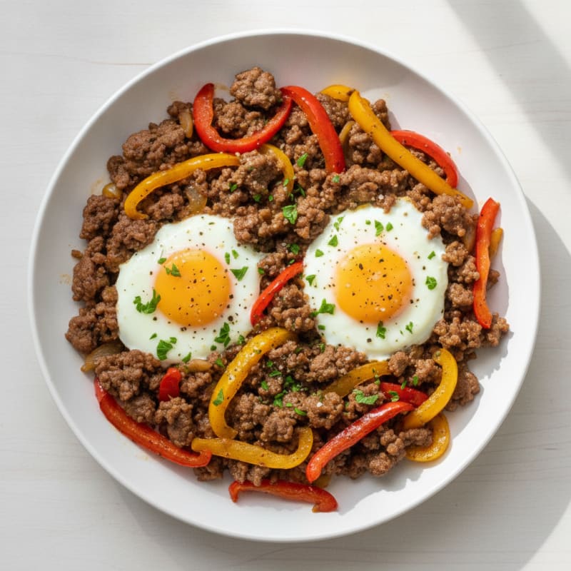 Savory Beef and Egg Breakfast Skillet