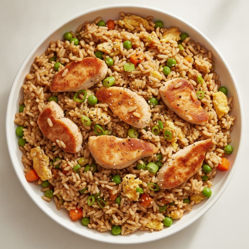 Chicken and Vegetable Fried Rice
