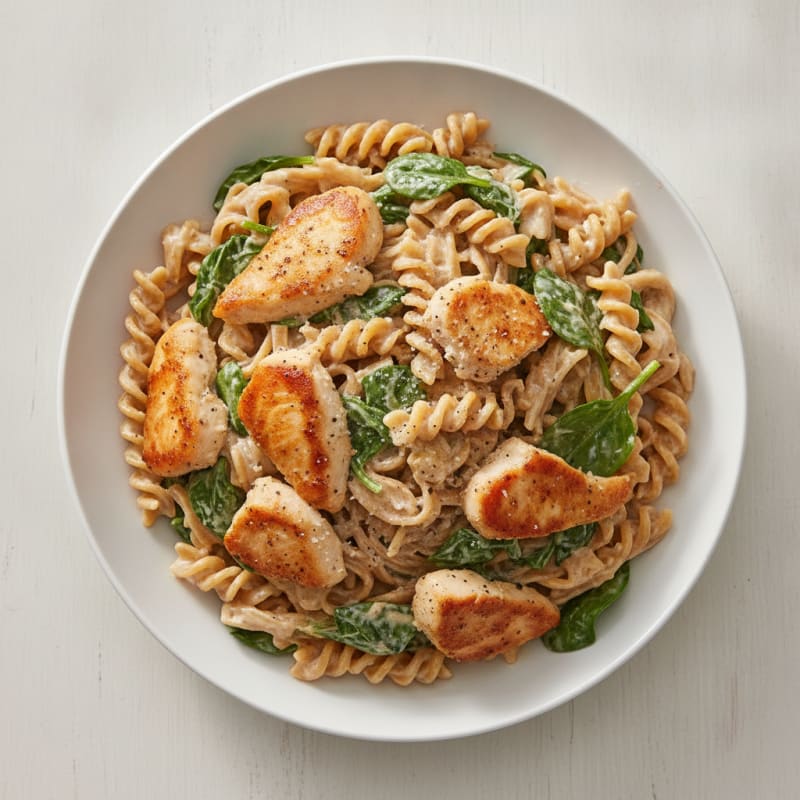 Creamy Garlic Parmesan Chicken Fettuccine