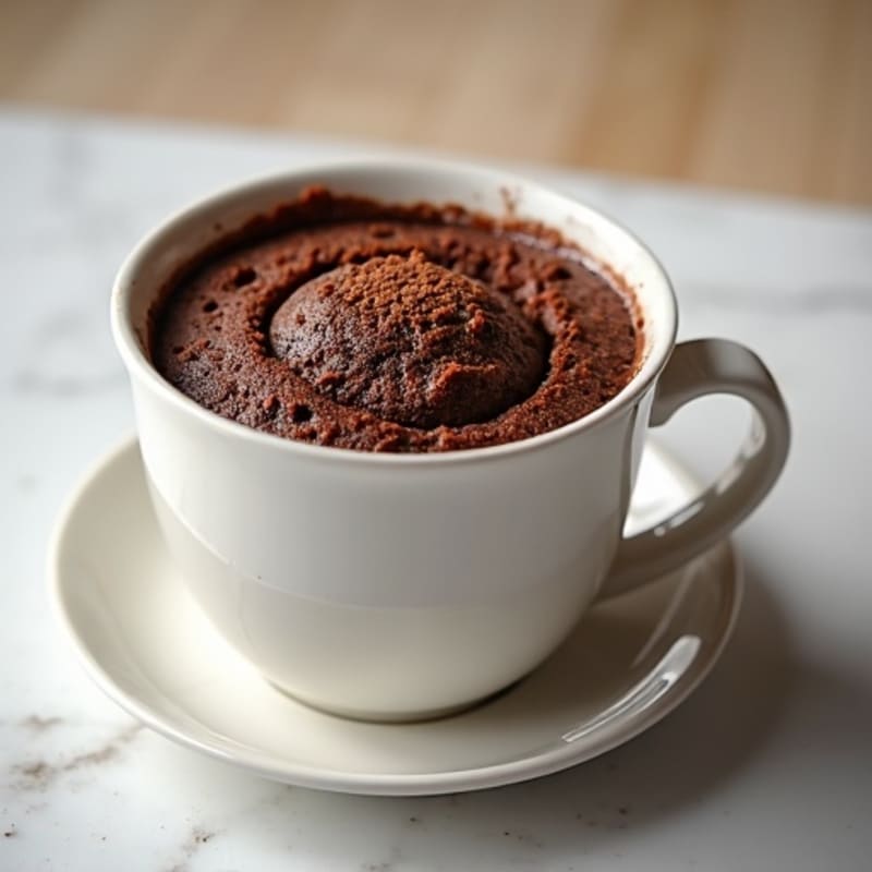 Protein-Rich Double Chocolate Mug Cake