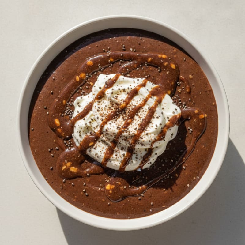 Silky Chocolate Protein Pudding