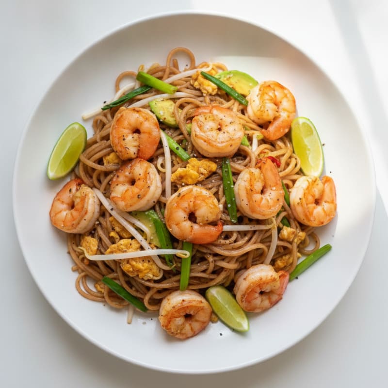 Shrimp Pad Thai Noodles