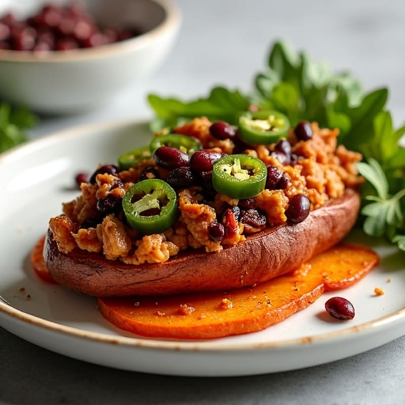 Smoky Pulled Pork Loaded Crispy Sweet Potato Sheet Pan