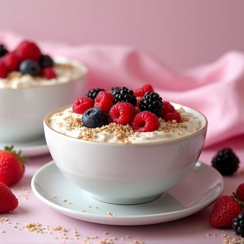 Creamy Berry Overnight Oats