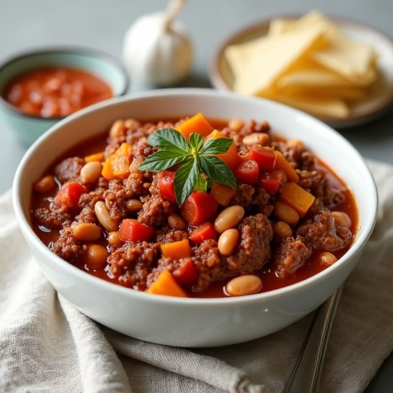Hearty Slow Cooker Beef Chili