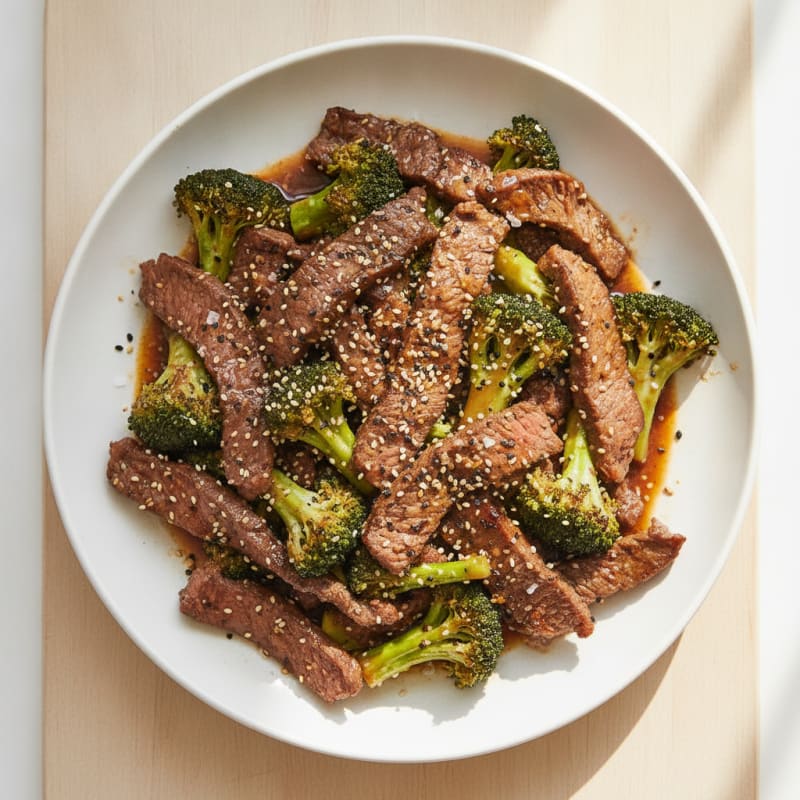 Sesame Beef and Broccoli Stir-Fry