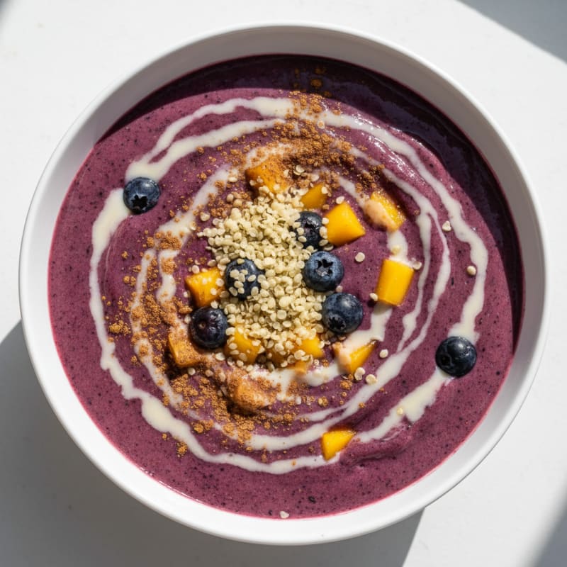 Creamy Berry Mango Banana Smoothie