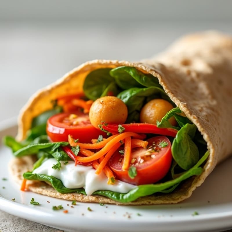 Crispy Garden Veggie Wrap