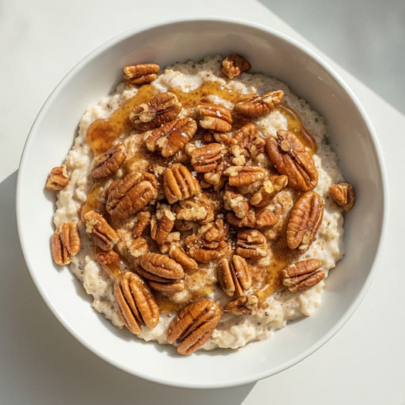 Maple Pecan Overnight Oats