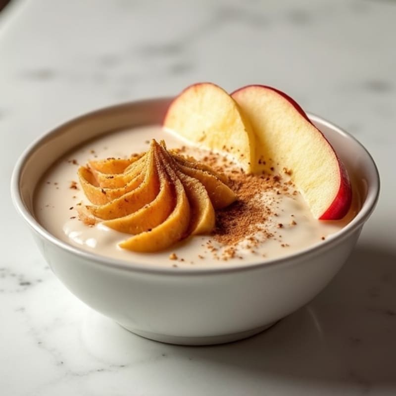 Creamy Peanut Butter Apple Protein Bowl