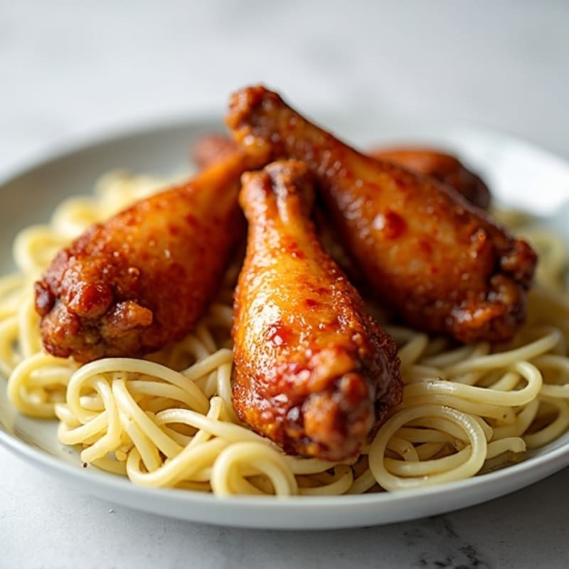 Crispy Baked Honey-Garlic Chicken Wings