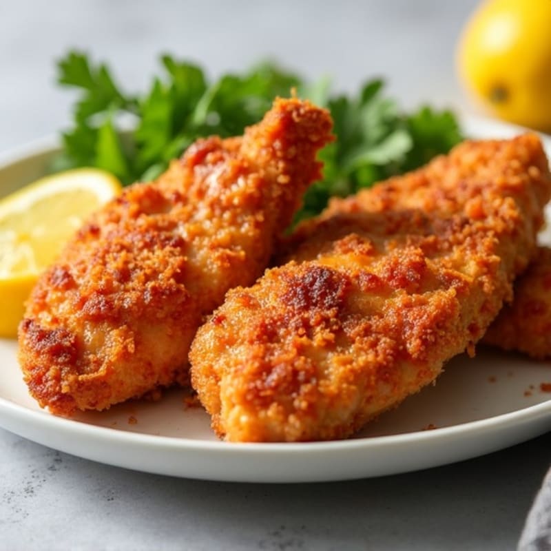 Healthy Crispy Baked Chicken with Spicy Sweet Glaze