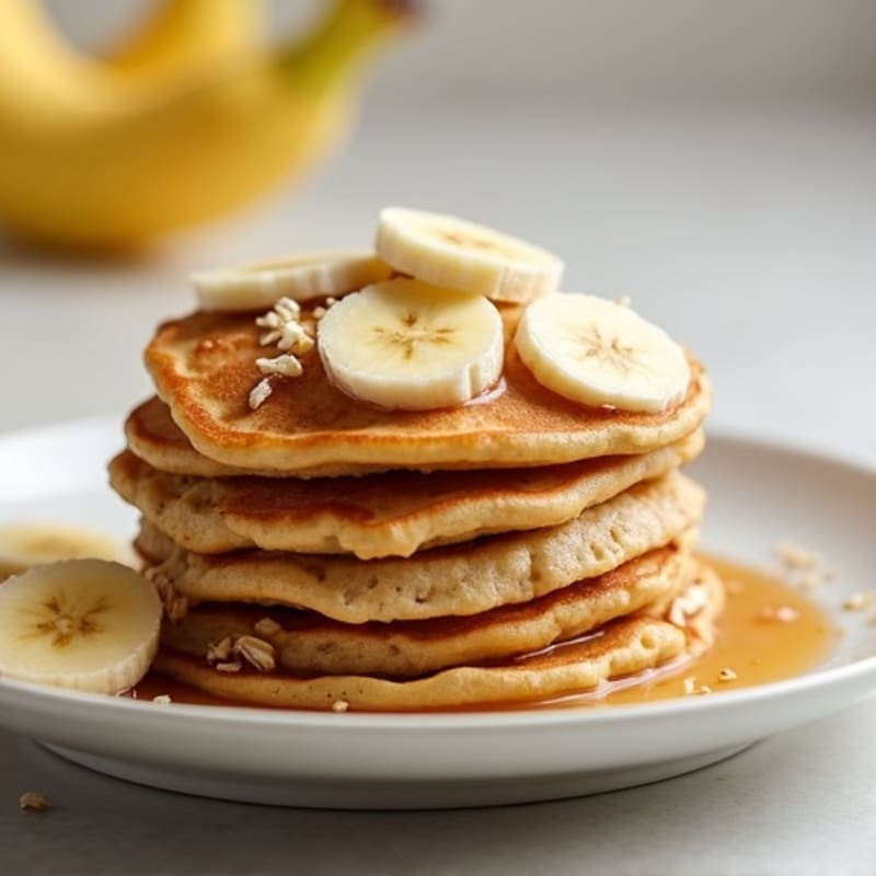Protein-Packed Banana Oat Pancakes