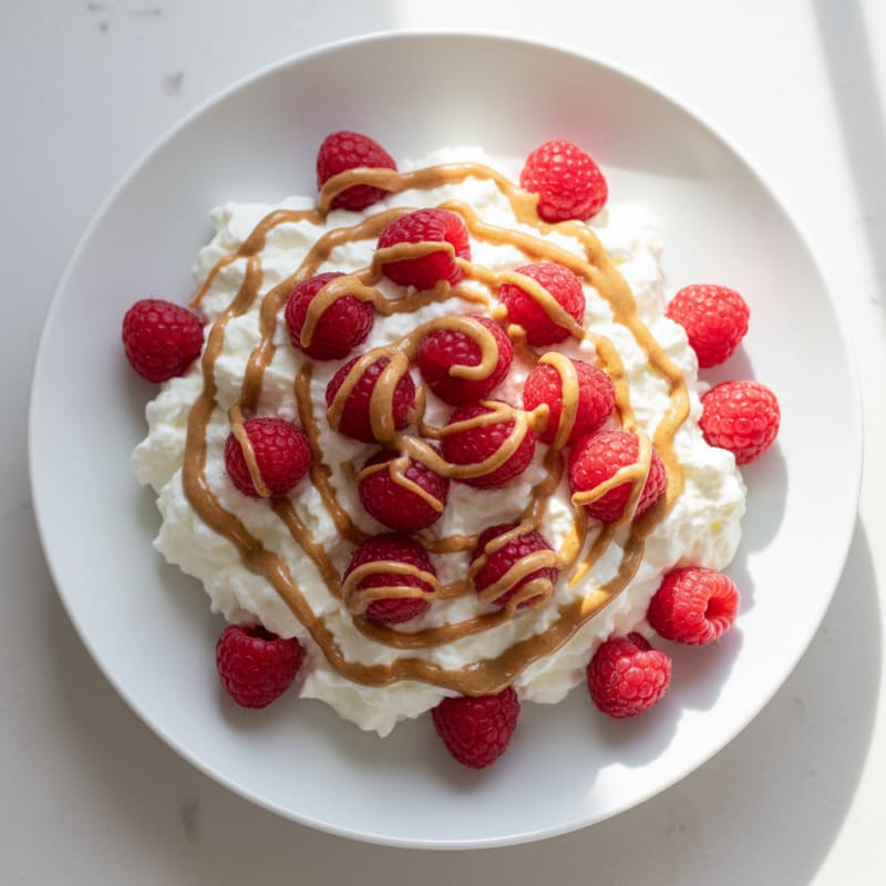 Silky Greek Yogurt Protein Mousse with Fresh Berries