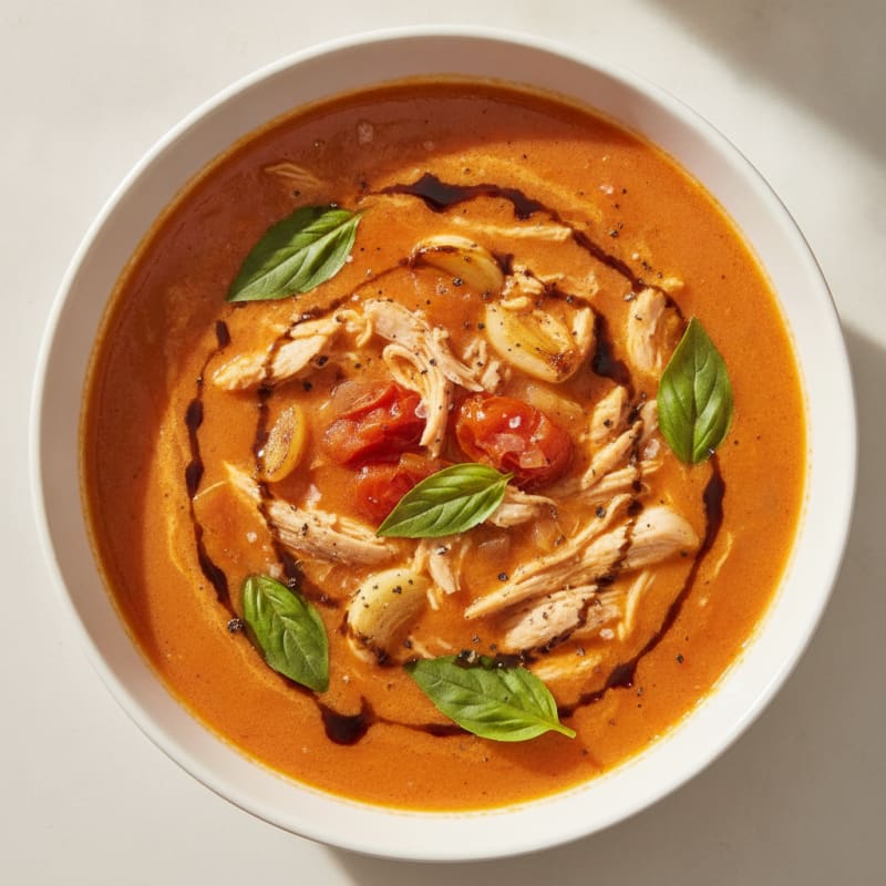 Roasted Tomato Basil Soup