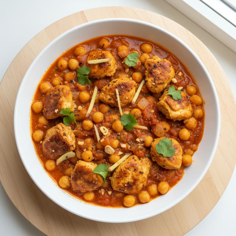 Spiced Chickpea and Tomato Curry
