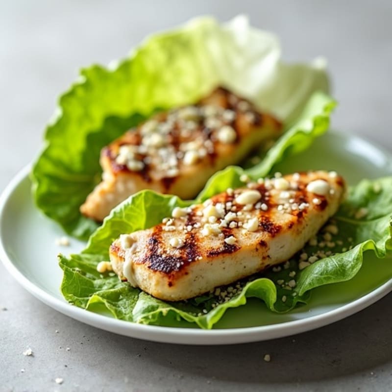 Grilled Chicken Caesar Lettuce Wrap