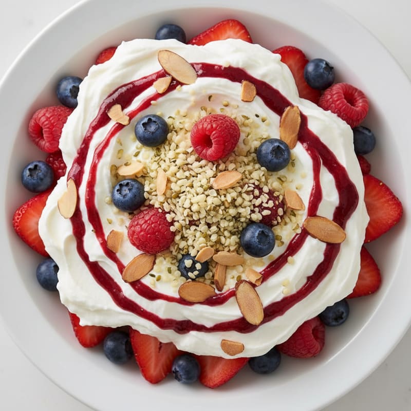 Creamy Greek Yogurt Protein Parfait with Mixed Berries