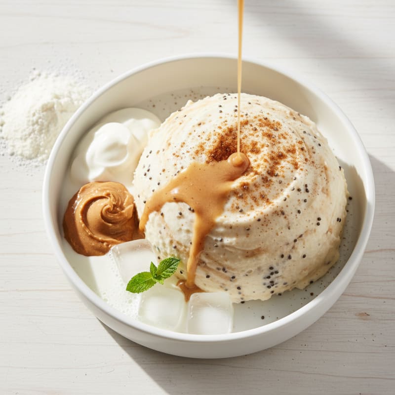 Creamy Vanilla Almond Protein Shake