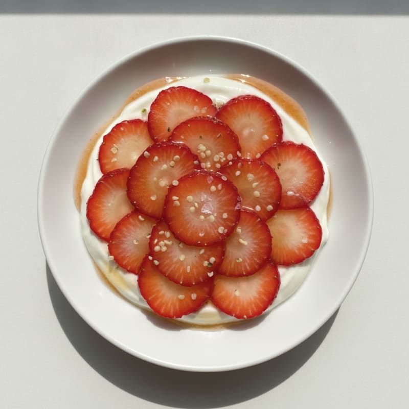 Tiny Vanilla Berry Protein Bowl