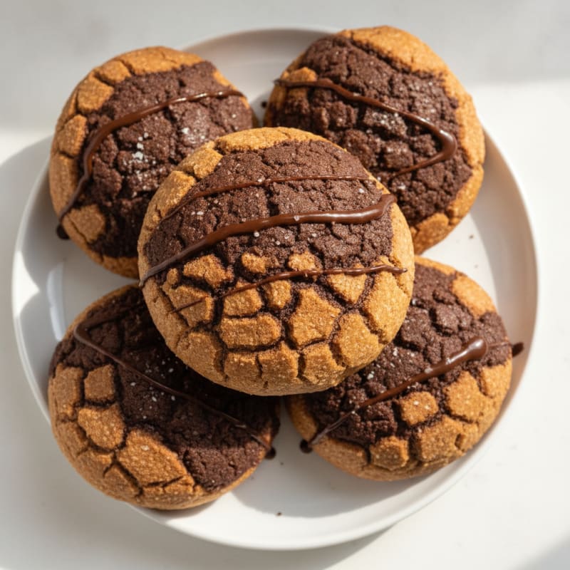 High-Protein Chocolate Concha Bread
