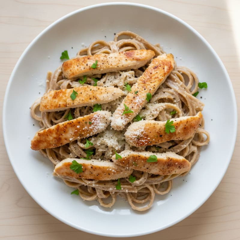 Chicken Alfredo Fettuccine Pasta