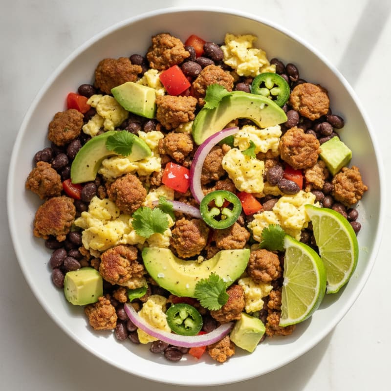 Spicy Chorizo Breakfast Bowl