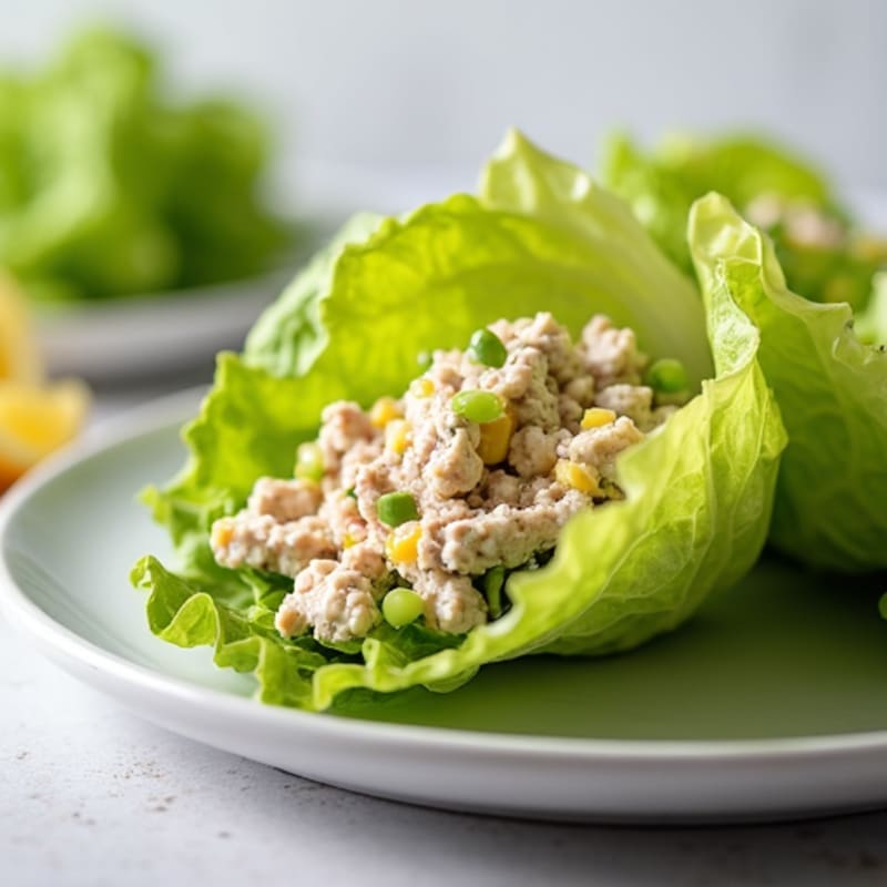 Tuna Salad Lettuce Wraps