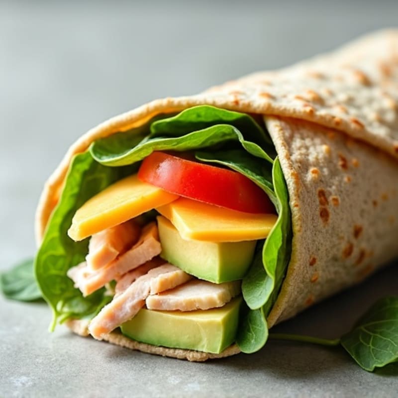 Fresh Turkey Avocado Wrap