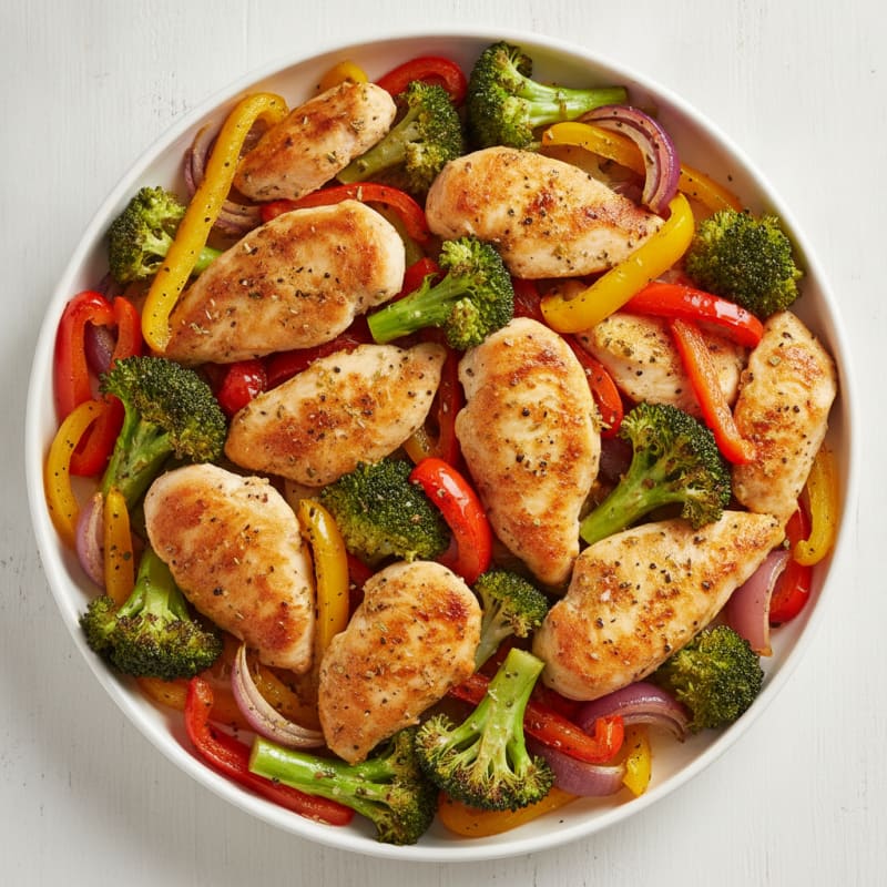 Sheet Pan Lemon Herb Chicken and Veggies