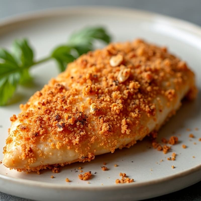 Crispy Oven-Baked Almond-Crusted Chicken